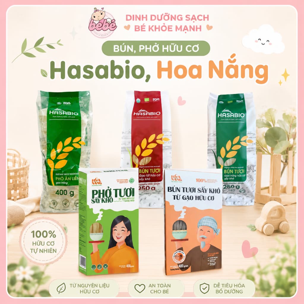 Bún, Phở hữu cơ Hasabio, Hoa Nắng