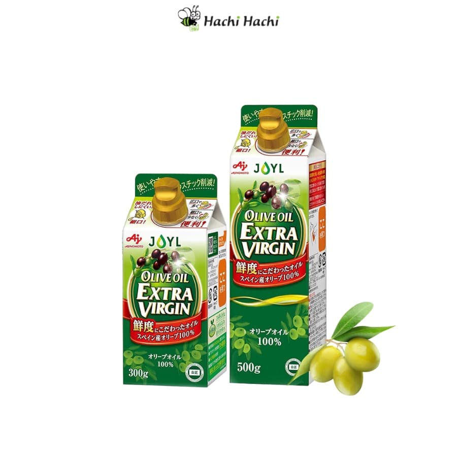 Dầu Olive Extra Virgin Ajinomoto hộp giấy 300g/500g - Hachi Hachi Japan Shop