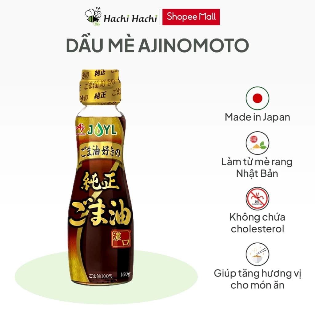 Dầu mè Ajinomoto 70g / 160g - Hachi Hachi Japan Shop